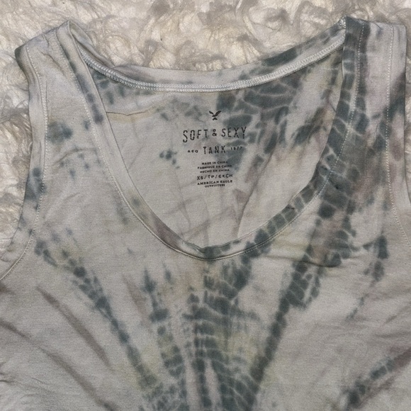 AEO🦅 Soft & Sexy Tie-Dye Tank Top XS - Picture 7 of 15